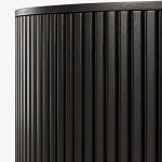 Черный приставной стол с местом для хранения Smart Textured Table варинант исполнения - 3 | Loft Concept в Брянске