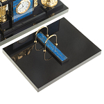 Настольный письменный набор из лазурита с декором в виде льва Golden Lion варинант исполнения - 3 | Loft Concept в Брянске