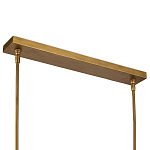 Люстра линейная полукруглой формы Wooden Horseshoe варинант исполнения - 5 | Loft Concept в Брянске