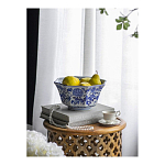 Чаша белая с синим цветочным узором Chino Dishes варинант исполнения - 2 | Loft Concept в Брянске