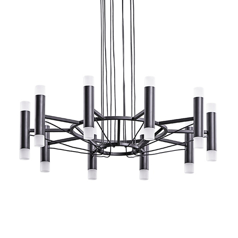 Люстра светодиодная lamp Infinity Белый Черный Люстра светодиодная lamp Infinity Белый Черный в Брянске | Loft Concept