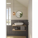 Зеркало круглое с асимметрией Light Reflection варинант исполнения - 2 | Loft Concept в Брянске