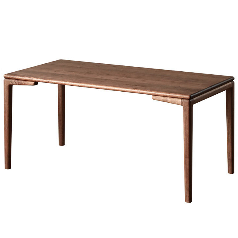 Стол обеденный деревянный прямоугольный Walnut Dining Table Орех Стол обеденный деревянный прямоугольный Walnut Dining Table Орех в Брянске | Loft Concept