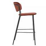 Стул барный с широкой полукруглой спинкой Chair Smooth Shapes варинант исполнения - 2 | Loft Concept в Брянске