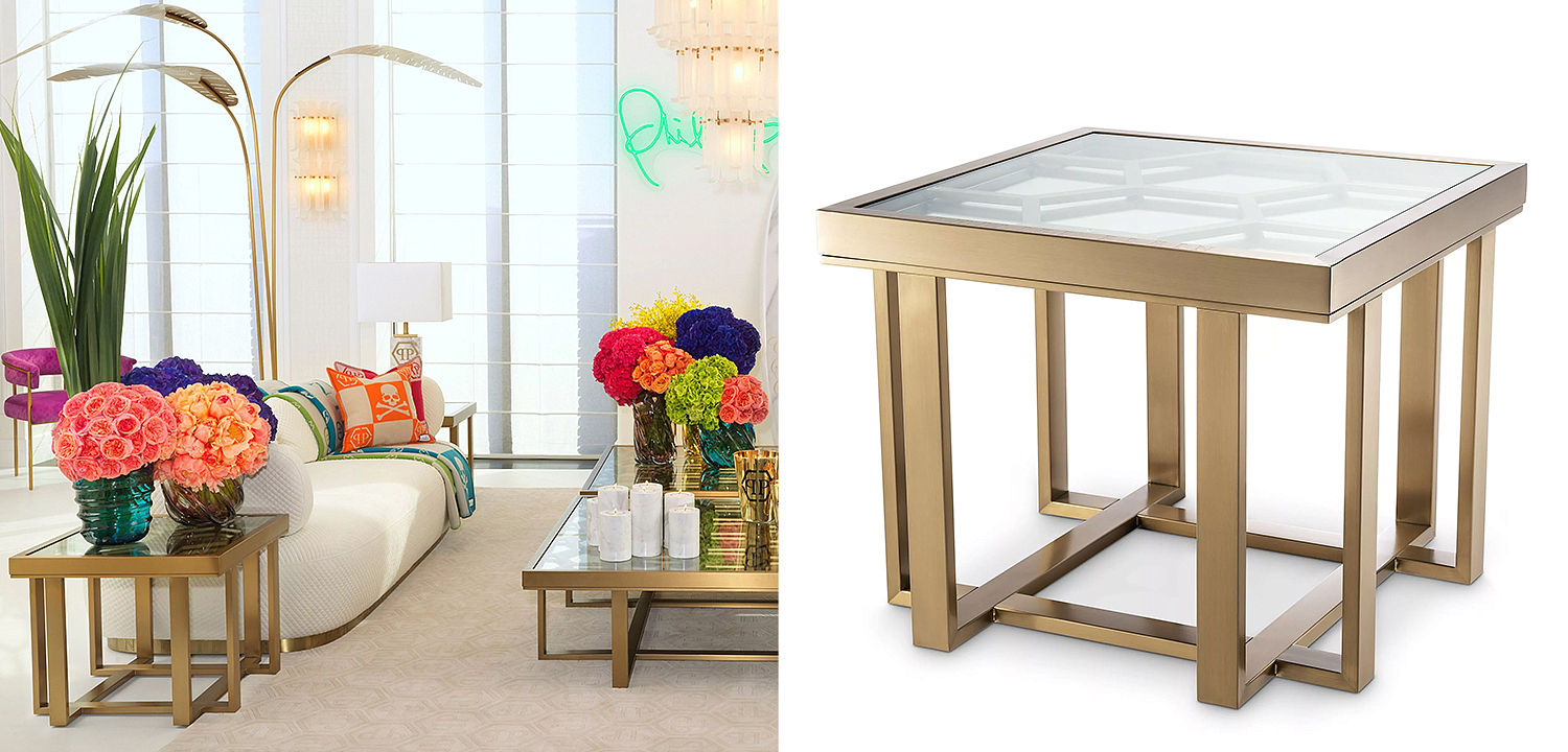 Приставной стол Philipp Plein Side Table Skeleton Приставной стол Philipp Plein Side Table Skeleton - Loft-Concept в Брянске