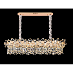 Люстра с декоративными элементами в виде крупных хрустальных цветов Palace Gardens варинант исполнения - 4 | Loft Concept в Брянске