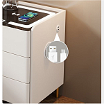 Умная прикроватная тумбочка c зарядкой для телефона Smart Furniture варинант исполнения - 3 | Loft Concept в Брянске