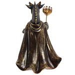 Подсвечник в виде дракона Dragon candlestick Brown Gold варинант исполнения - 3 | Loft Concept в Брянске