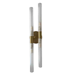 Бра с двумя цилиндрическими матовыми плафонами на круглом основании Delta Light варинант исполнения - 1 | Loft Concept в Брянске