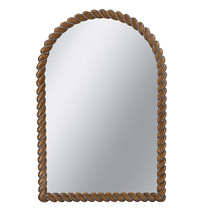 Зеркало с текстурной рамой из натурального дерева  Pine Wall Mirror