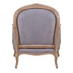 Кресло Ava Classical Armchair brown and grey velour варинант исполнения - 3 | Loft Concept в Брянске