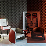 Гипсовая 3D Панель M-18 варинант исполнения - 1 | Loft Concept в Брянске