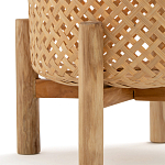Кашпо на ножках из бамбука Bamboo Decor варинант исполнения - 3 | Loft Concept в Брянске
