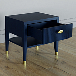 Прикроватная тумбочка с ящиком Elsa Dreams Blue варинант исполнения - 2 | Loft Concept в Брянске