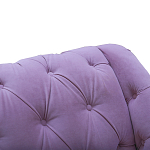 Кушетка фиолетовая с мягкой обивкой из велюра Michael Couch варинант исполнения - 4 | Loft Concept в Брянске