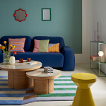 Настенное зеркало с волнистой рамой Mune Mirror Red варинант исполнения - 5 | Loft Concept в Брянске