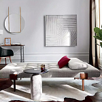 Дизайнерский журнальный стол с чёрной круглой столешницей Visanyp варинант исполнения - 2 | Loft Concept в Брянске