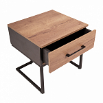 Тумба прикроватная с ящиком в стиле лофт Urban Style Space варинант исполнения - 2 | Loft Concept в Брянске