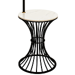 Торшер с абажуром и приставным столом Fazio Lighting and Furniture Floor Lamp варинант исполнения - 2 | Loft Concept в Брянске