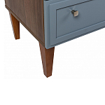 Комод серый из массива бука с 3-мя ящиками Wenge Light варинант исполнения - 4 | Loft Concept в Брянске