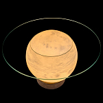 Торшер - журнальный стол Cryptocrystalline Stone варинант исполнения - 7 | Loft Concept в Брянске