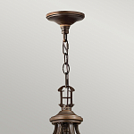 Люстра бронзового цвета с бежевыми абажурами из органзы в классическом стиле Hinkley варинант исполнения - 4 | Loft Concept в Брянске