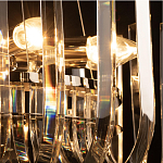 Бра цвета никель с изогнутыми хрустальными элементами Radiant Ribbons варинант исполнения - 7 | Loft Concept в Брянске