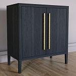 Современный Буфет Primo с 2 дверцами Черный дуб варинант исполнения - 2 | Loft Concept в Брянске