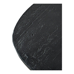 Столик кофейный черного цвета с овальной столешницей и круглым основанием Black Dalmen Table варинант исполнения - 7 | Loft Concept в Брянске