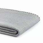 Плед из шерсти мериноса серого цвета 130×180 см Gray Waves варинант исполнения - 2 | Loft Concept в Брянске