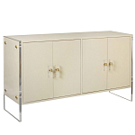 Комод бежевый на прозрачных боковых ножках Stingray Beige Dresser варинант исполнения - 1 | Loft Concept в Брянске