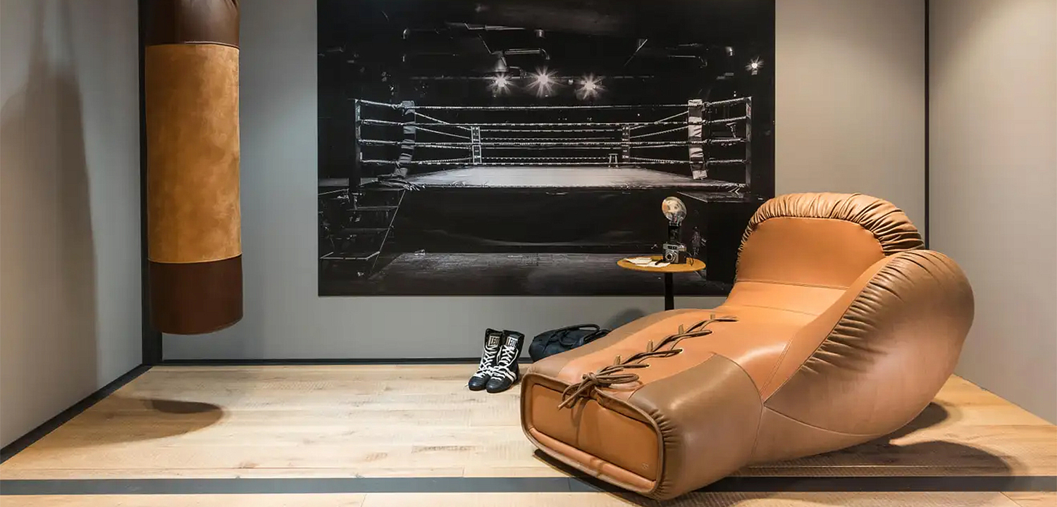 Кушетка Дизайнерская в форме Боксерской Перчатки Vintage De Sede boxing glove sectional sofa I Кушетка Дизайнерская в форме Боксерской Перчатки Vintage De Sede boxing glove sectional sofa I - Loft-Concept в Брянске