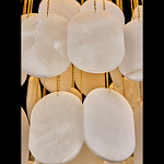 Люстра с овальными подвесками из натурального камня Spatial Composition варинант исполнения - 4 | Loft Concept в Брянске