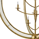 Люстра круглая с состаренными зеркальными элементами на корпусе Sample of Purity варинант исполнения - 1 | Loft Concept в Брянске