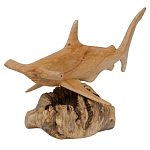 Статуэтка из дерева рыба-молот Animals of the World варинант исполнения - 4 | Loft Concept в Брянске