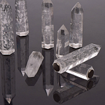 Люстра с двумя кольцами черного цвета с хрустальными элементами QUARTZ CRYSTAL варинант исполнения - 13 | Loft Concept в Брянске