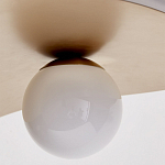 Люстра круглая с 2-мя металлическими абажурами Andromeda варинант исполнения - 3 | Loft Concept в Брянске