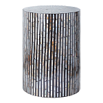 Столик с инкрустацией с перламутровым узором Dominic Black варинант исполнения - 1 | Loft Concept в Брянске