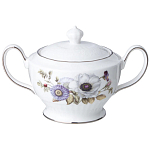 Чайный сервиз из фарфора с рисунком цветов на 6 персон 14 предметов Garden Whisper Porcelain Set  варинант исполнения - 4 | Loft Concept в Брянске