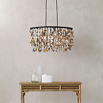 Люстра овальная с подвесками из устричных раковин Sea Ravens варинант исполнения - 4 | Loft Concept в Брянске