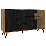 Комод с 3-мя ящиками и дверцей Stone Effect варинант исполнения - 2 | Loft Concept в Брянске