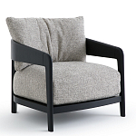 Кресло с каркасом из массива ясеня Deniaud Ash Grey Armchair варинант исполнения - 7 | Loft Concept в Брянске