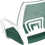 Офисное кресло с основанием из белого пластика Desk chairs Green варинант исполнения - 7 | Loft Concept в Брянске