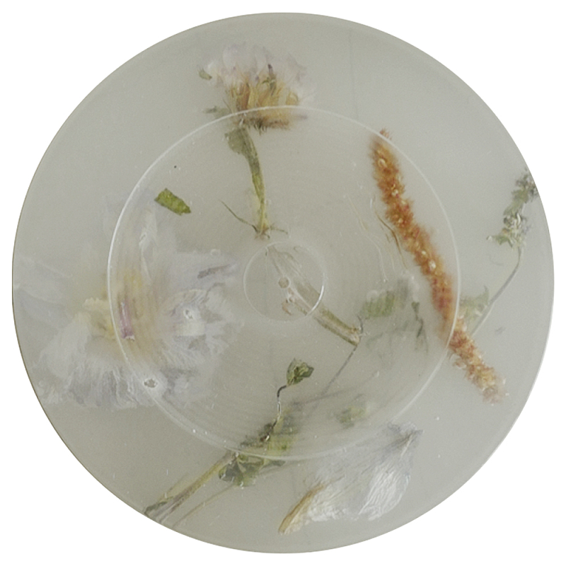 Круглая подставка под благовония из эпоксидной смолы с цветами белая Epoxy Resin Flowers Incense Stand White Белый Круглая подставка под благовония из эпоксидной смолы с цветами белая Epoxy Resin Flowers Incense Stand White Белый в Брянске | Loft Concept