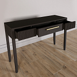 Элегантная Консоль Primo с выдвижным ящиком Темный орех варинант исполнения - 5 | Loft Concept в Брянске