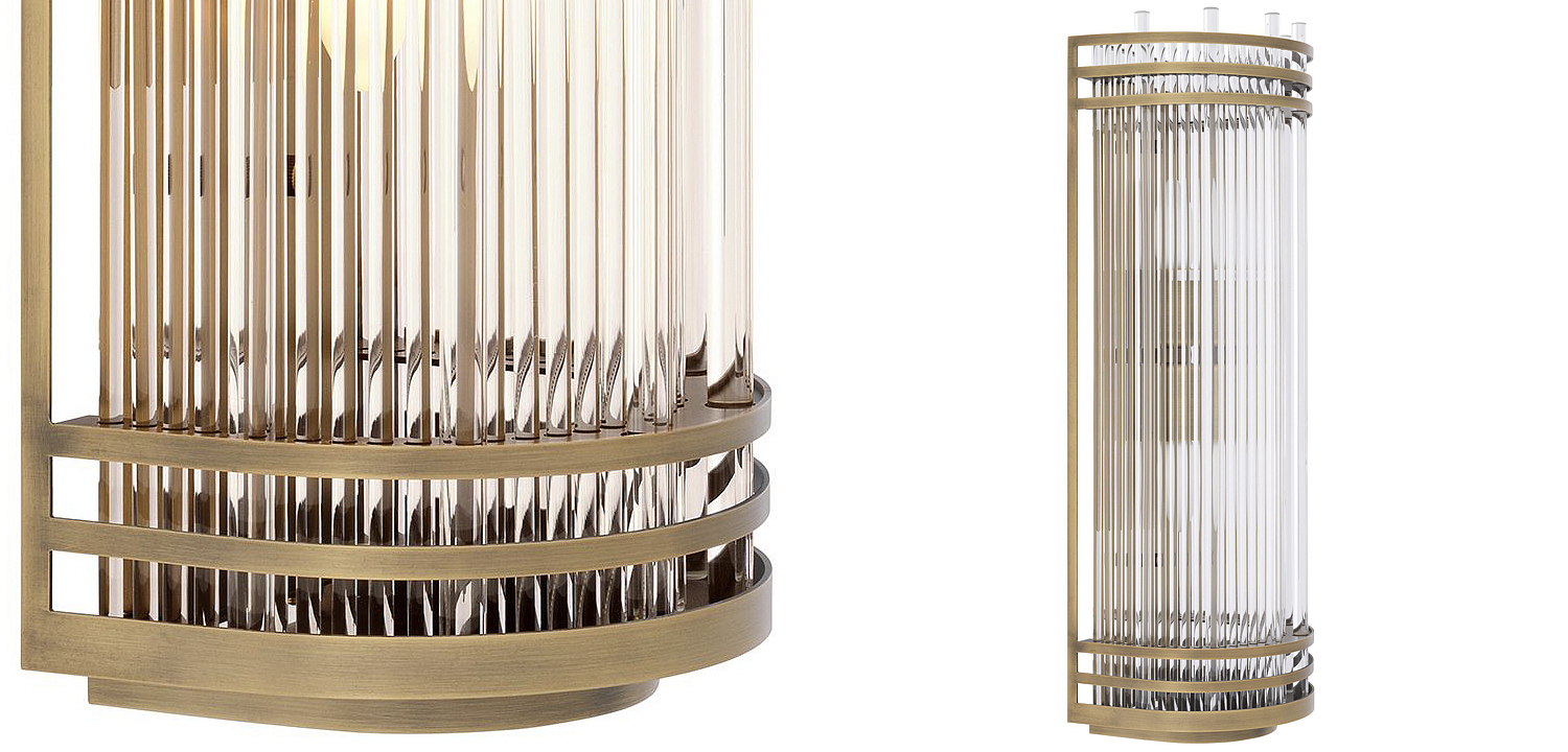 Бра Eichholtz Wall Lamp Gulf L Brass Бра Eichholtz Wall Lamp Gulf L Brass - Loft-Concept в Брянске