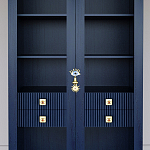 Дизайнерский шкаф витрина Elsa Dreams Blue с 4-мя ящиками варинант исполнения - 2 | Loft Concept в Брянске