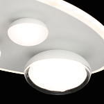 Потолочный светильник овальной формы белого цвета с 4-мя лампами Lunar Pebbles варинант исполнения - 6 | Loft Concept в Брянске