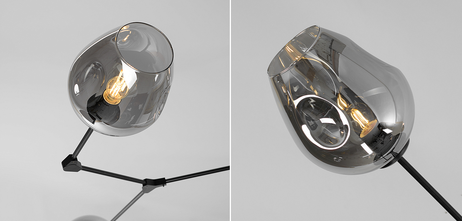 Люстра Branching Bubble Chandelier 7 Black Люстра Branching Bubble Chandelier 7 Black - Loft-Concept в Брянске