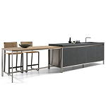 Летняя кухня из камня HELIOS Dada Engenereed Kitchen варинант исполнения - 14 | Loft Concept в Брянске